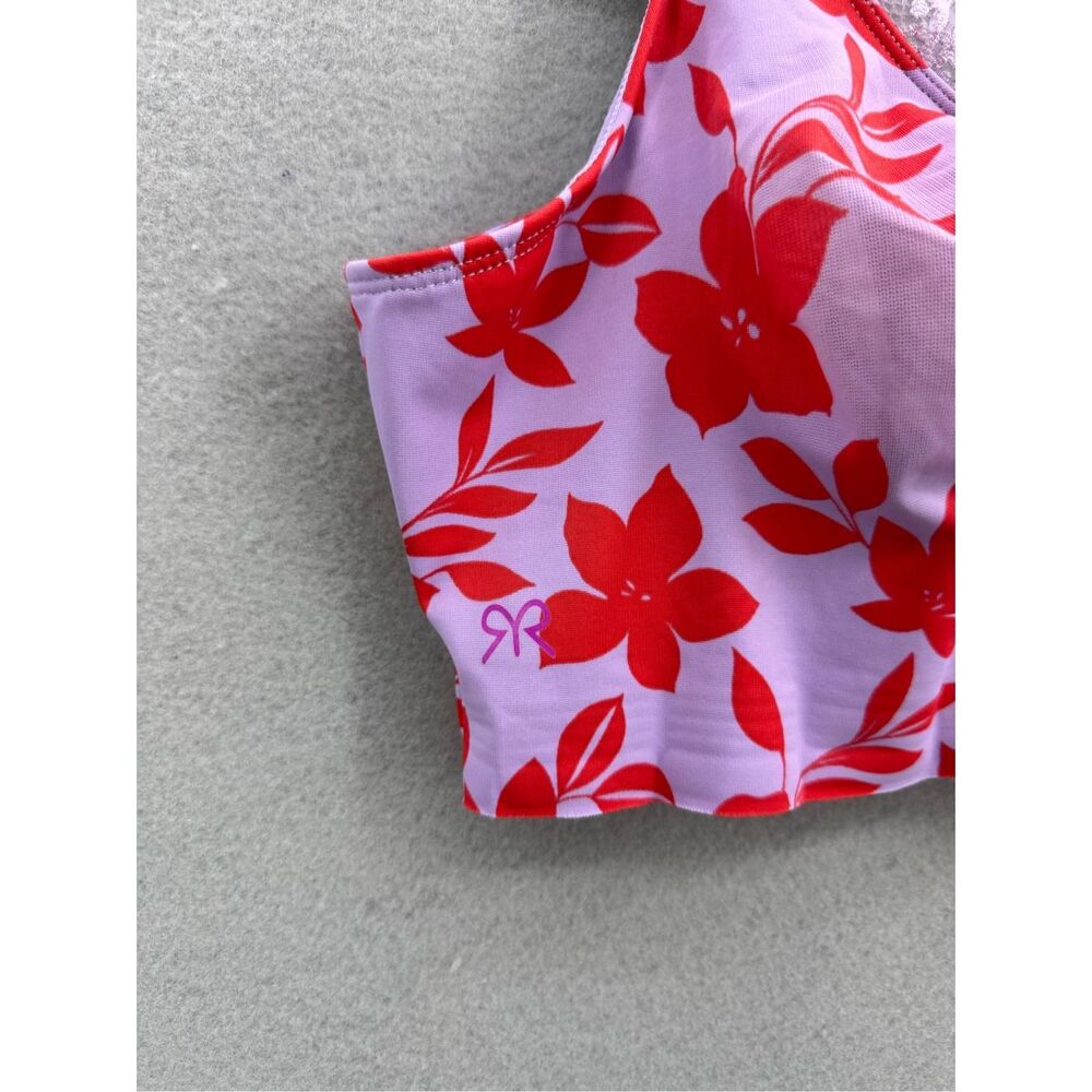 Ruby Ribbon Red Floral Bra - Picture 4 of 8